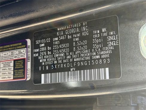 Used 2022 Kia Sorento SX Prestige w/ Rust Color Package image 37