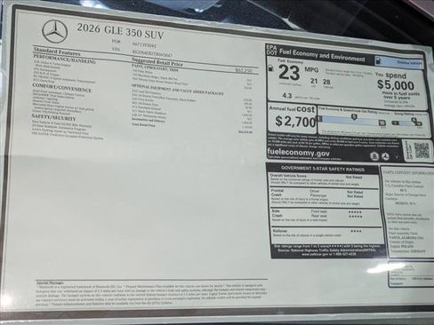 New 2026 Mercedes-Benz GLE 350 4MATIC image 18