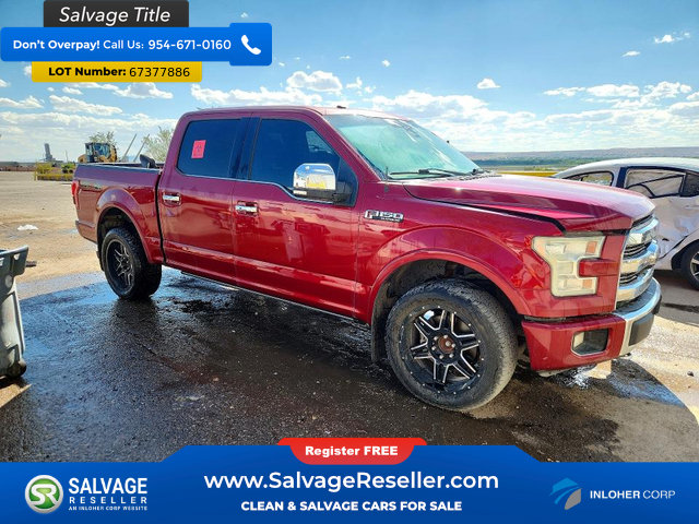 Used 2016 Ford F150 Platinum w/ Technology Package AWD/4WD image 5