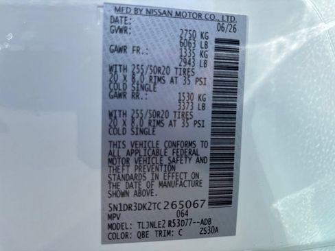 New 2026 Nissan Pathfinder Platinum AWD/4WD image 10
