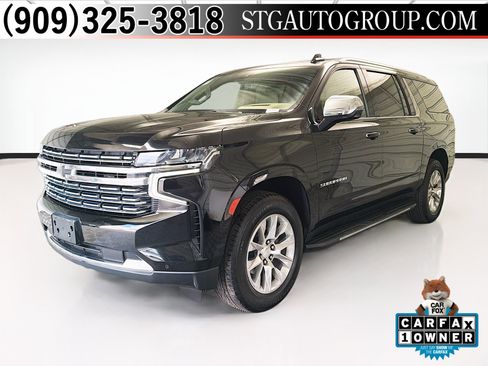 Used 2021 Chevrolet Suburban Premier w/ Premium Package RWD image 1