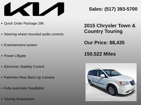 Used 2015 Chrysler Town & Country Touring FWD image 5