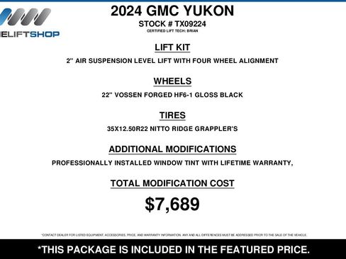 Used 2024 GMC Yukon XL Denali Ultimate AWD/4WD image 2