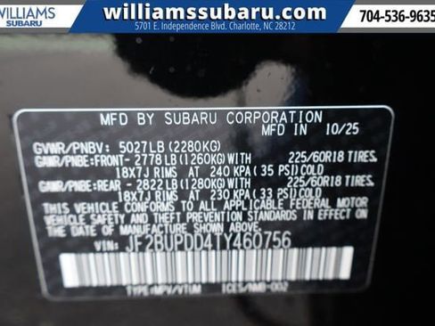 New 2026 Subaru Outback Limited image 25
