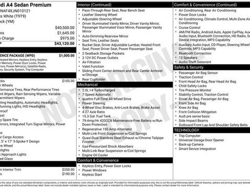 Used 2018 Audi A4 2.0T Premium w/ Convenience Package image 13