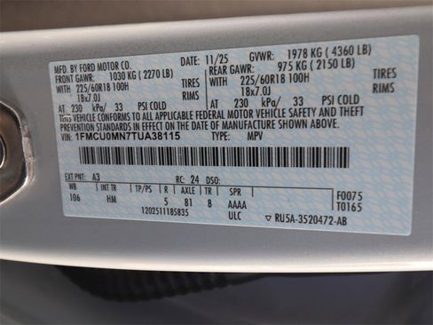 New 2026 Ford Escape ST-Line w/ Tech Pack #1 image 23