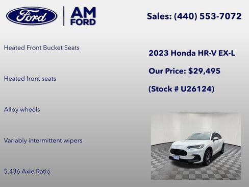 Used 2023 Honda HR-V EX-L image 24