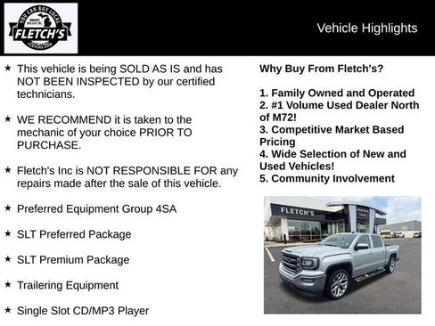 Used 2016 GMC Sierra 1500 SLT w/ SLT Premium Package image 2