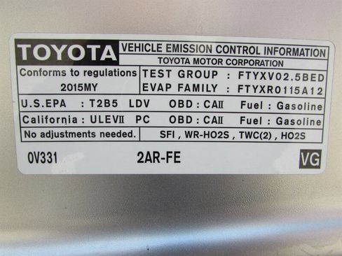 Used 2015 Toyota Camry LE FWD image 24