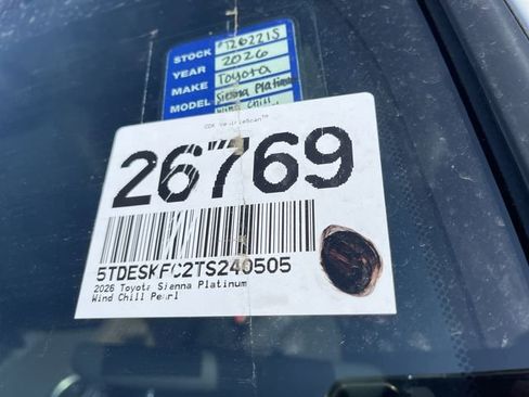 New 2026 Toyota Sienna Platinum AWD/4WD image 24