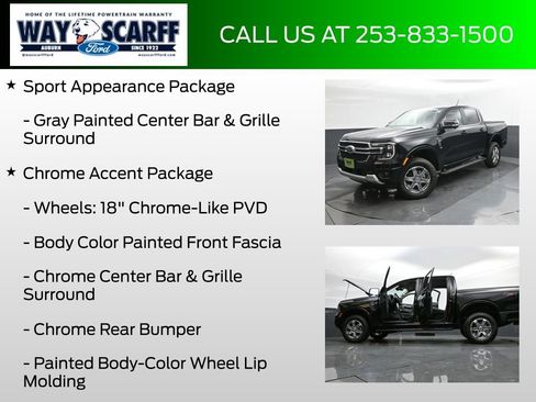 New 2025 Ford Ranger Lariat w/ Chrome Accent Package image 12