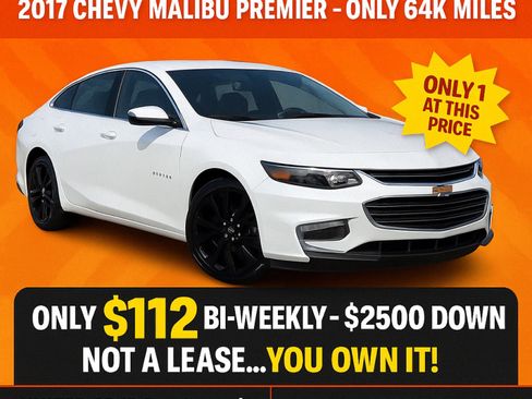 Used 2017 Chevrolet Malibu Premier w/ Premier Sun and Wheel Package image 1