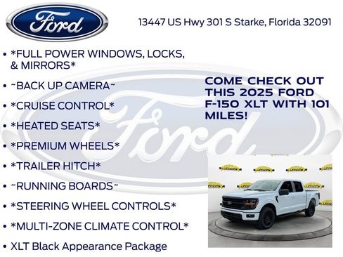 New 2025 Ford F150 XLT w/ Equipment Group 302A MID image 10