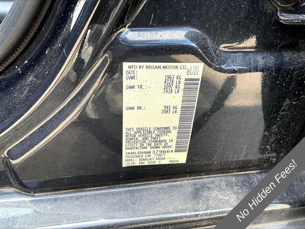 Used 2022 Nissan Altima 2.5 SV FWD image 30