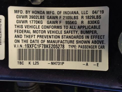 Used 2019 Honda Civic EX-L image 33