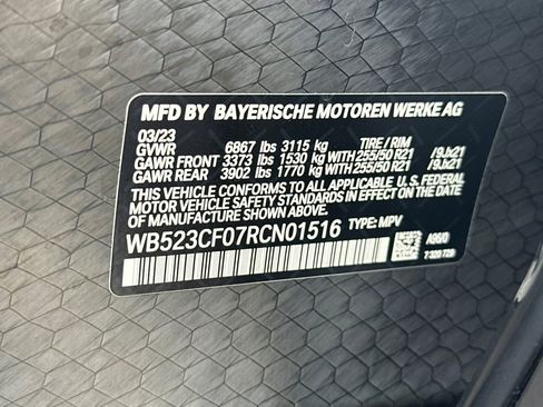 Used 2024 BMW iX xDrive50 w/ Sport Package image 42