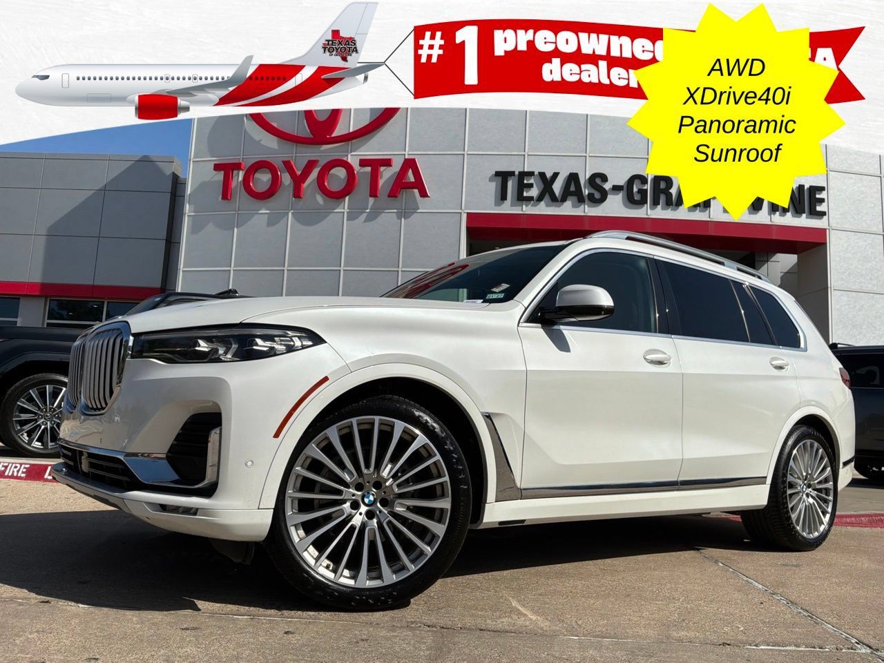 Used 2020 BMW X7 xDrive40i w/ Premium Package AWD/4WD image 1