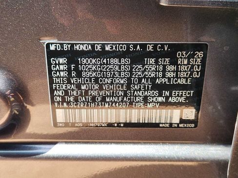 Certified 2026 Honda HR-V EX-L image 33
