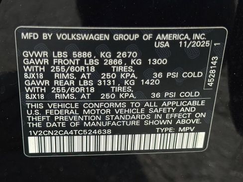 Used 2026 Volkswagen Atlas Peak Edition AWD/4WD image 29