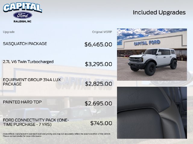 New 2026 Ford Bronco Outer Banks w/ Sasquatch Package AWD/4WD image 5
