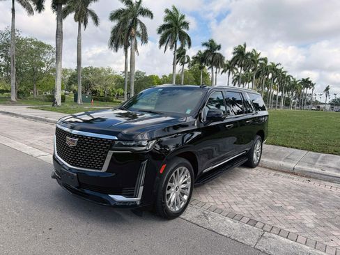 Used 2021 Cadillac Escalade ESV Premium Luxury w/ Performance Package RWD image 1
