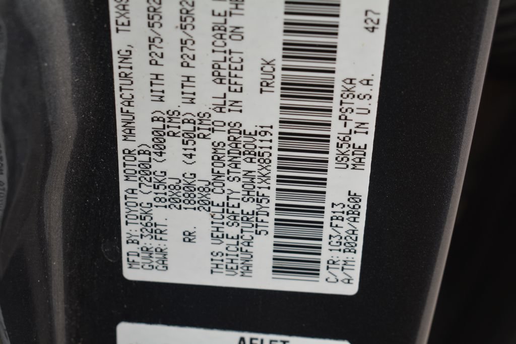 Used 2019 Toyota Tundra SR5 w/ TRD Sport Package AWD/4WD image 23
