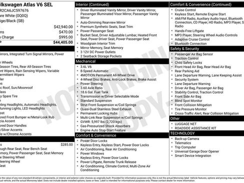 Used 2018 Volkswagen Atlas SEL image 7