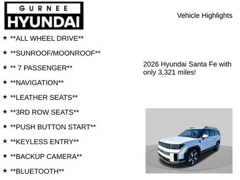 Used 2026 Hyundai Santa Fe Limited AWD/4WD image 8