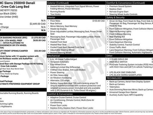 Used 2026 GMC Sierra 2500 Denali Ultimate w/ LPO, Black Badging Package AWD/4WD image 38