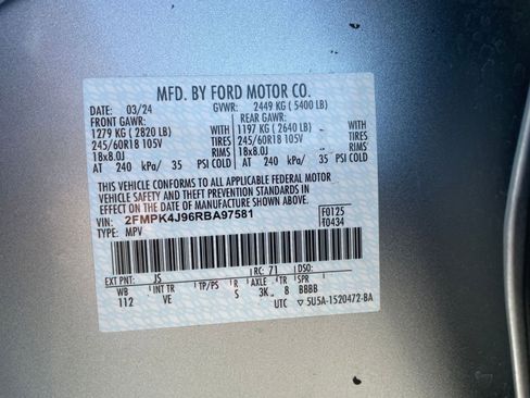 Used 2024 Ford Edge SEL image 28