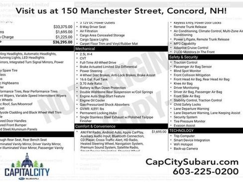 Used 2023 Subaru Forester Limited image 35