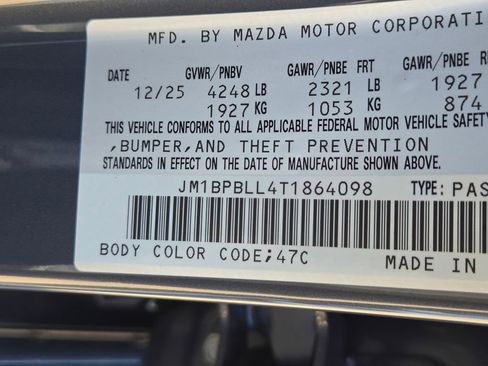 New 2026 MAZDA MAZDA3 Carbon image 22