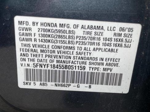 Used 2005 Honda Pilot EX image 41