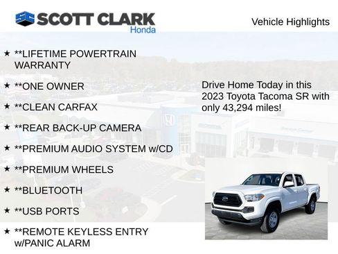 Used 2023 Toyota Tacoma SR image 11