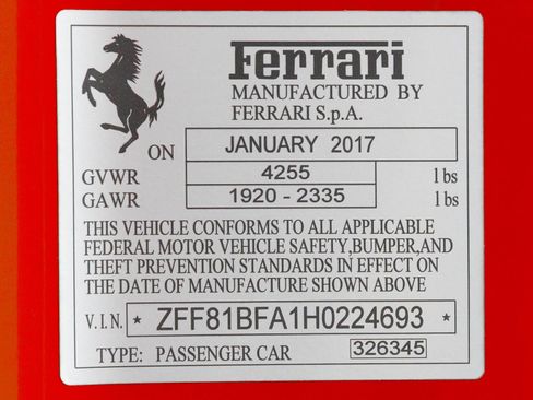 Used 2017 Ferrari F12tdf image 76