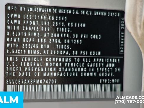 Used 2023 Volkswagen Tiguan SE R-Line FWD image 57