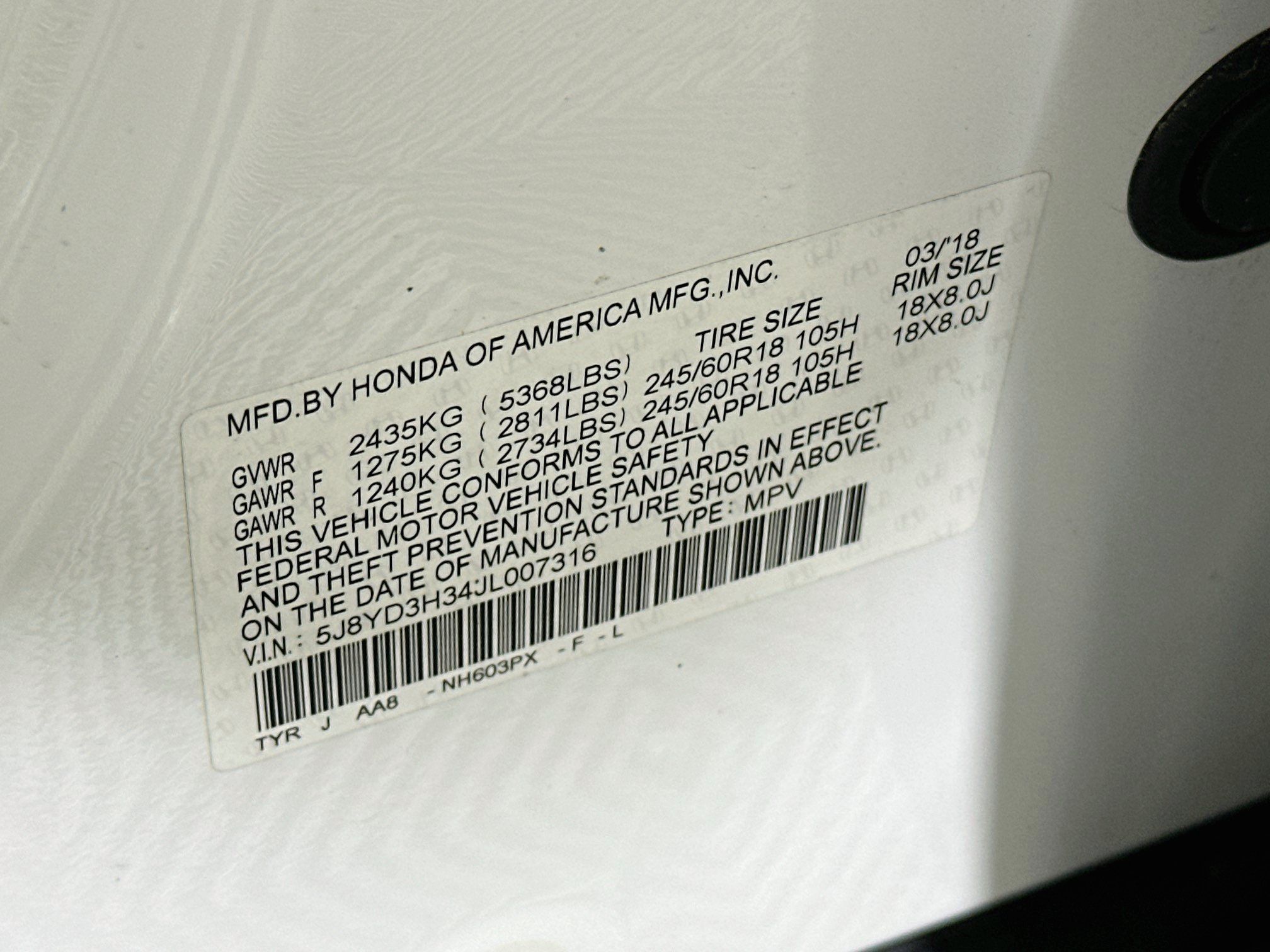 Used 2018 Acura MDX FWD image 12