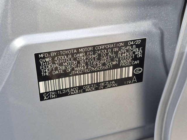 Used 2022 Lexus IS 350 F Sport w/ Accessory Package RWD image 36