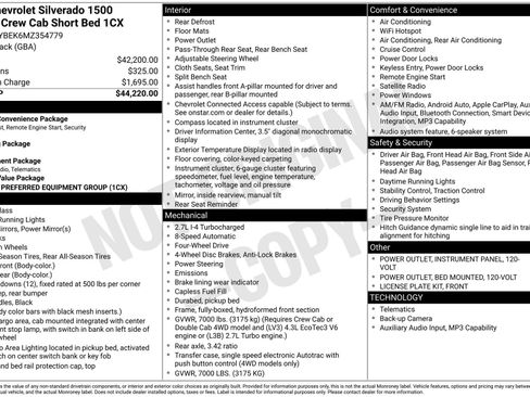 Used 2021 Chevrolet Silverado 1500 Custom AWD/4WD image 39