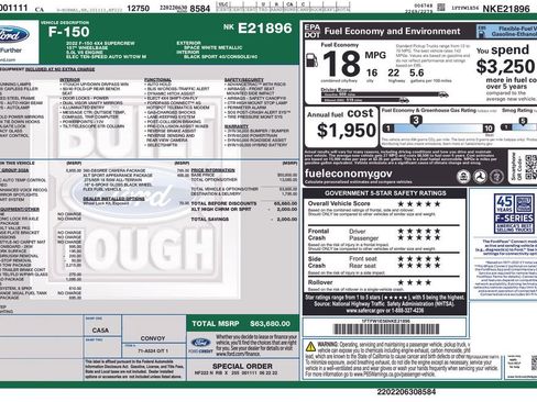 Used 2022 Ford F150 XLT w/ Equipment Group 302A High AWD/4WD image 2