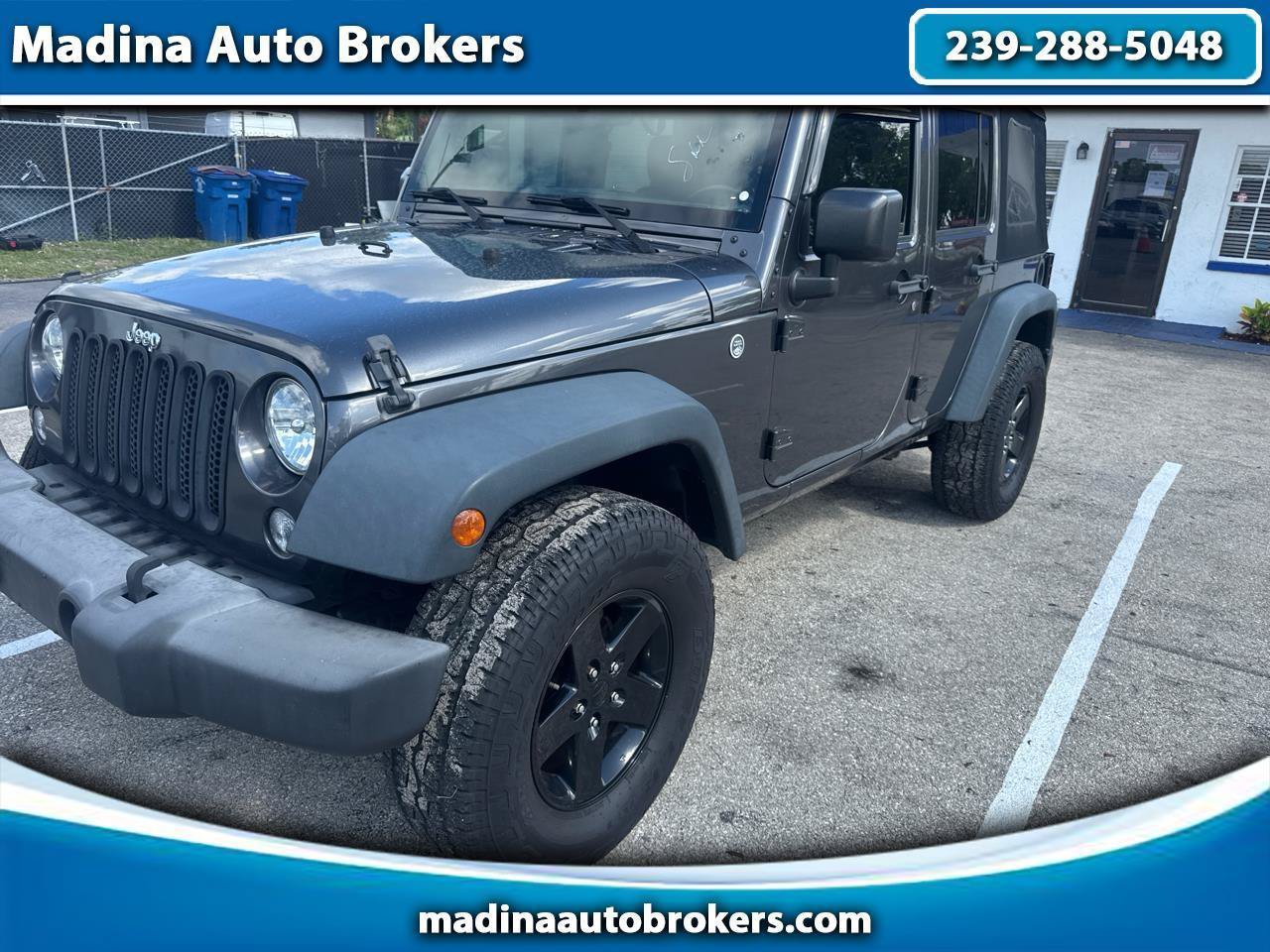 Used 2016 Jeep Wrangler Unlimited Sport w/ Connectivity Group AWD/4WD image 1