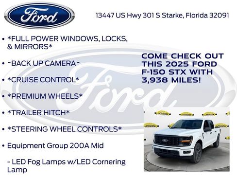 New 2025 Ford F150 STX w/ Equipment Group 200A image 10