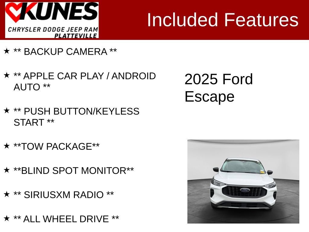 Used 2025 Ford Escape Active AWD/4WD image 2