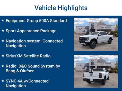 New 2025 Ford Ranger Lariat AWD/4WD image 3