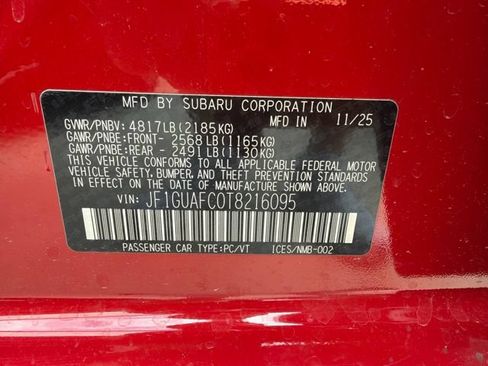 Used 2026 Subaru Impreza 2.0i Sport AWD/4WD image 8