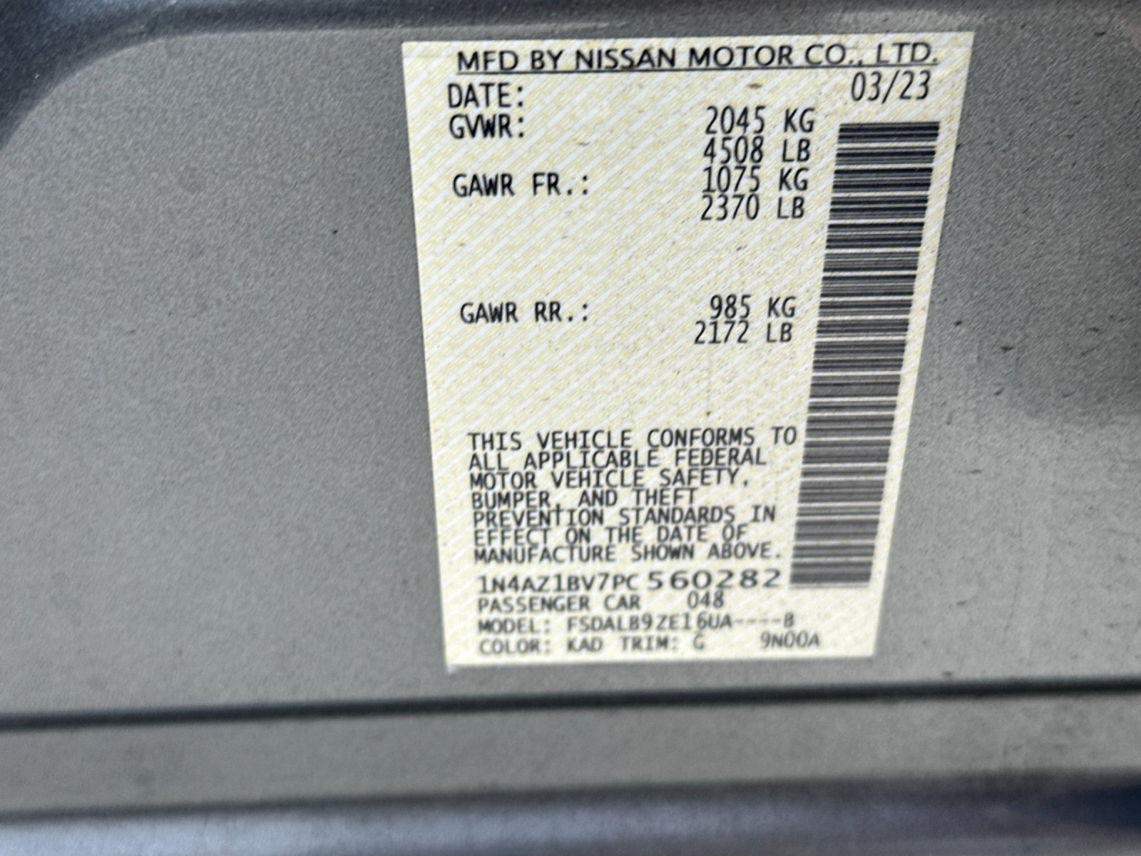 Used 2023 Nissan Leaf S FWD image 27