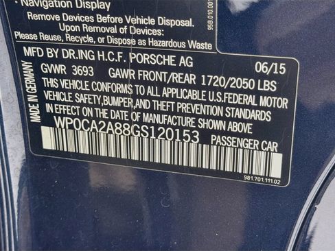 Certified 2016 Porsche Boxster RWD image 35