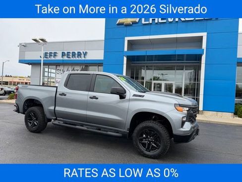 New 2026 Chevrolet Silverado 1500 Custom Trail Boss w/ Dark Appearance Package AWD/4WD image 1