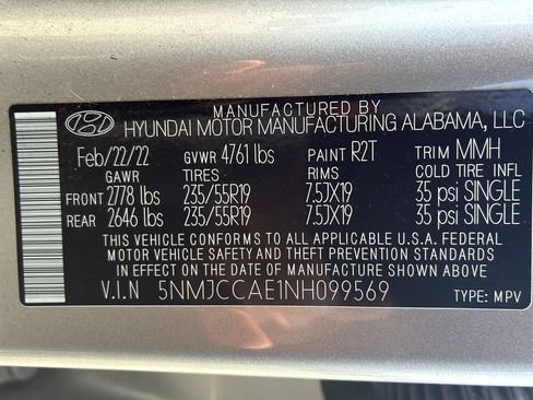 Used 2022 Hyundai Tucson SEL w/ Convenience + Premium Package AWD/4WD image 39