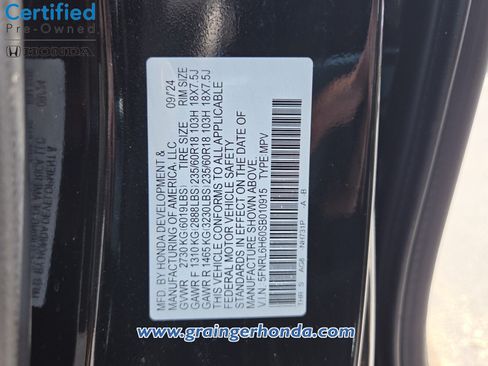 Certified 2025 Honda Odyssey EX-L image 14